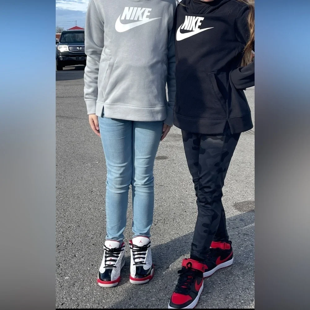 Jordan Kids Sneakers - Red, Black, White
